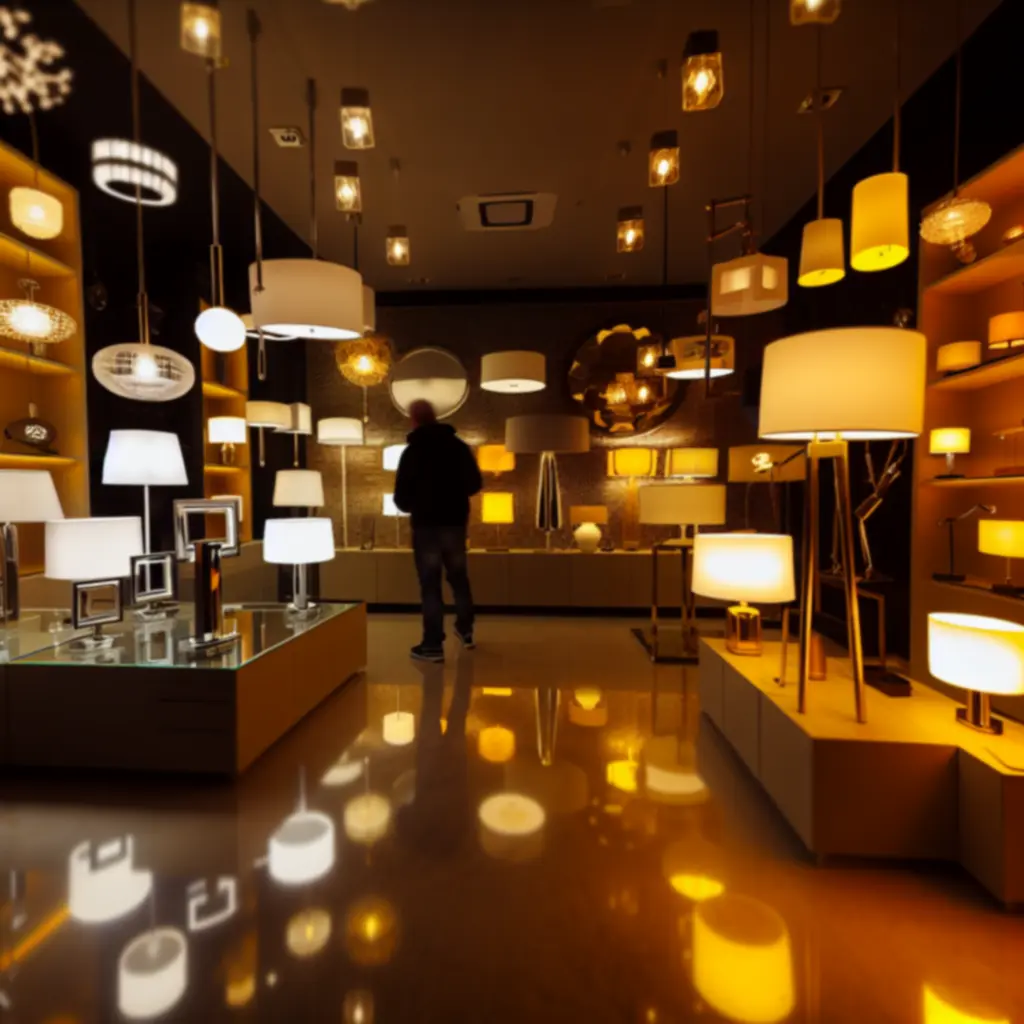 Skandynawski minimalizm – biała lampa stojąca i jasne wnętrze